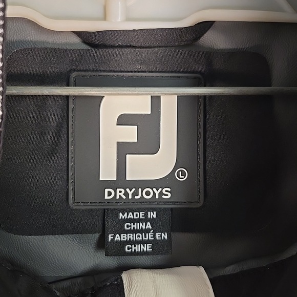 FootJoy DryJoys HydroLite Short Sleeve Quarter Zip Golf Rain Jacket Mens Large - Picture 6 of 10